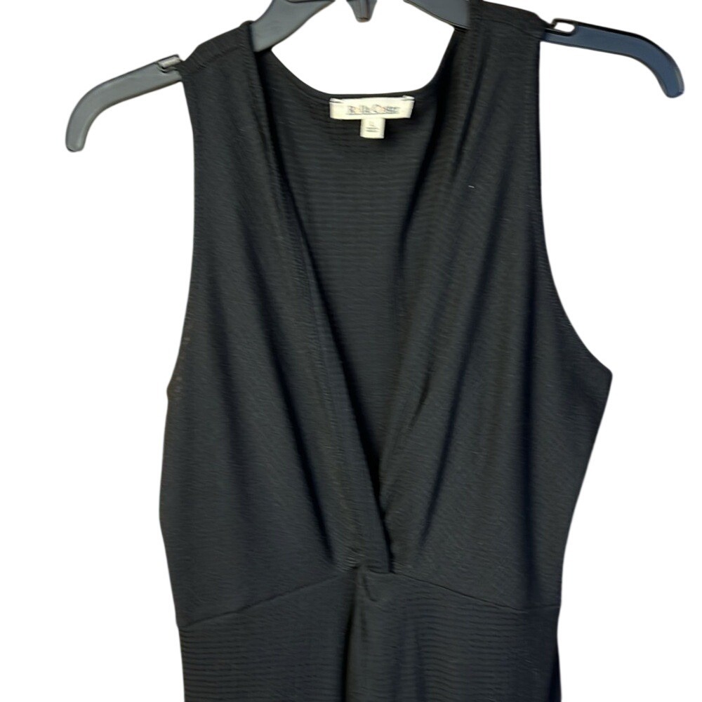 Rolla Coster Women's Sleeveless Black Jumpsuit Lgβ v-neck event cocktail wedding